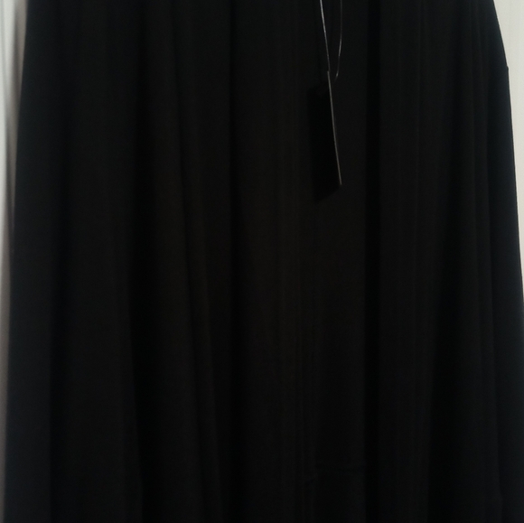 New Long Black Cardigan / Size 2X - Picture 7 of 10